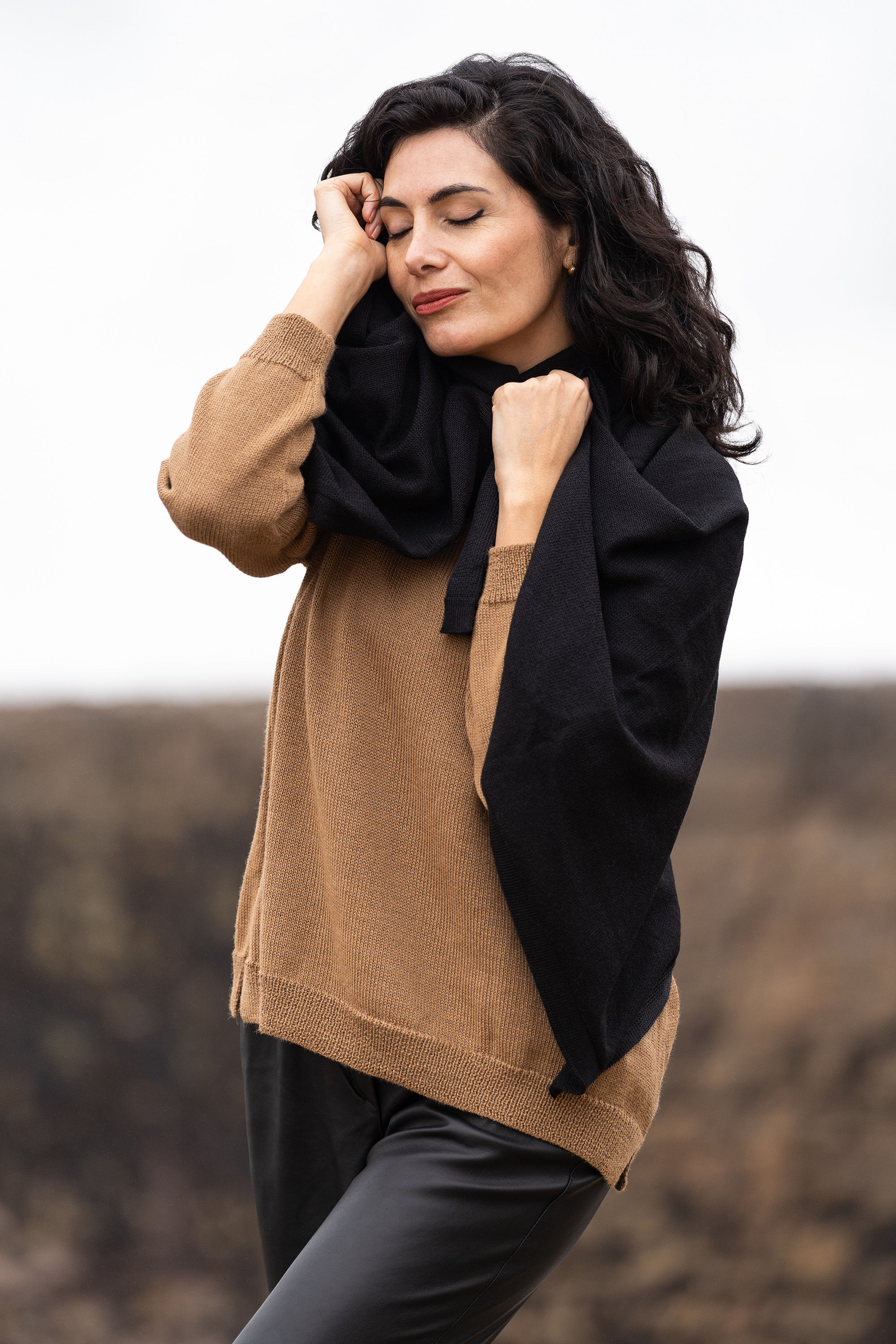 Alpakaschal FINO – Luxuriöser Damenschal aus 100 % Babyalpaka