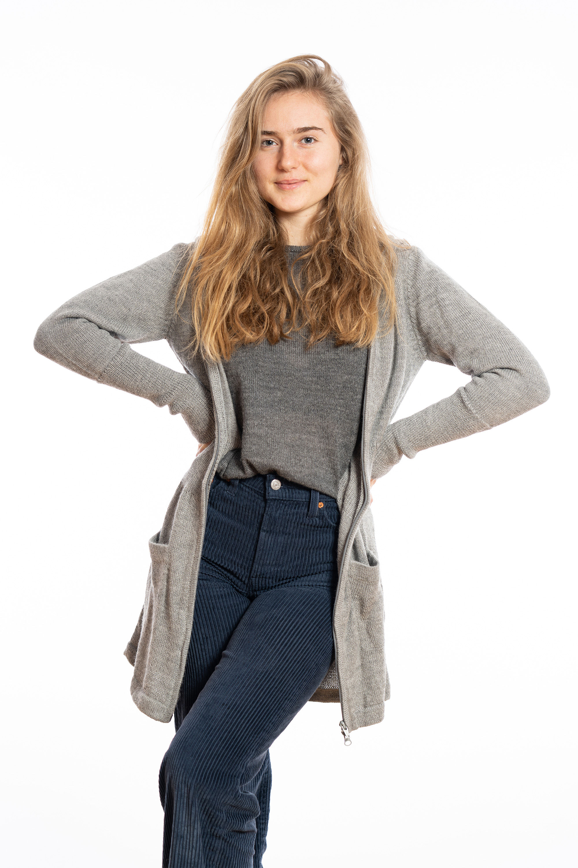 Babyalpaka Strickjacke Damen ANJA