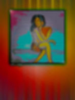 woman waiting