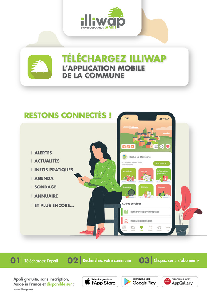 NOUVEAU Rester connecté à votre commune!