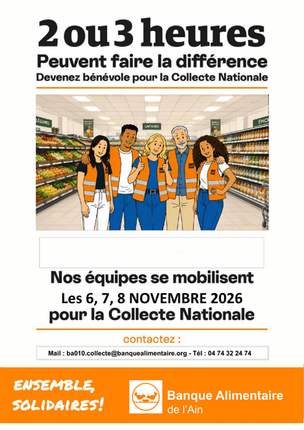 Appel à Bénévoles 2026 - Collecte nationale