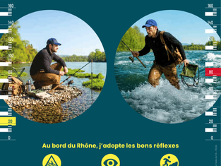 Pêcheurs : soyez vigilants aux abords du Rhône