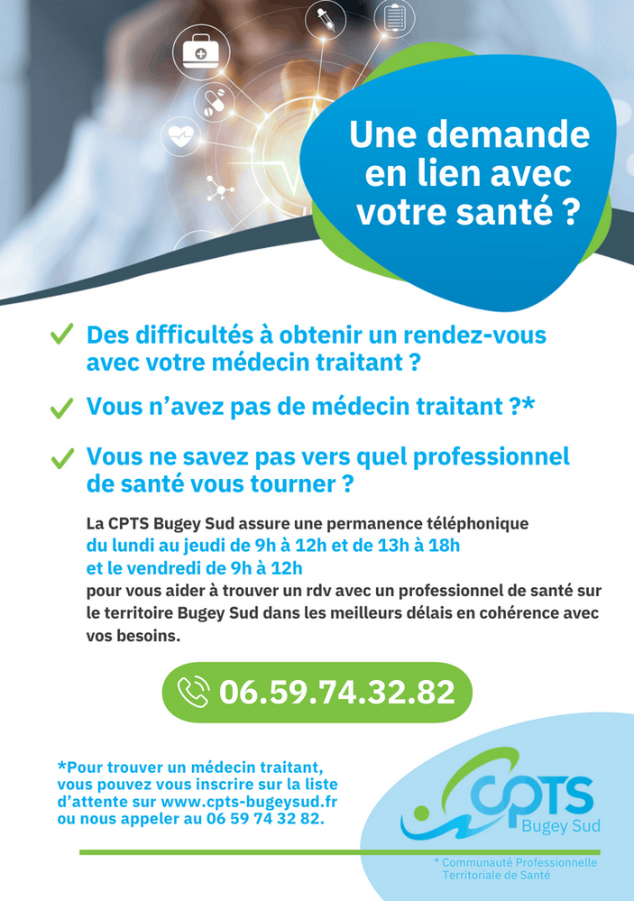 Permanence médicale sur rendez-vous
