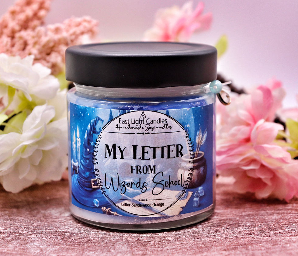 My letter from Wizards… | Wizard Candle| Bookish Candle | Vegan Soywax Candle