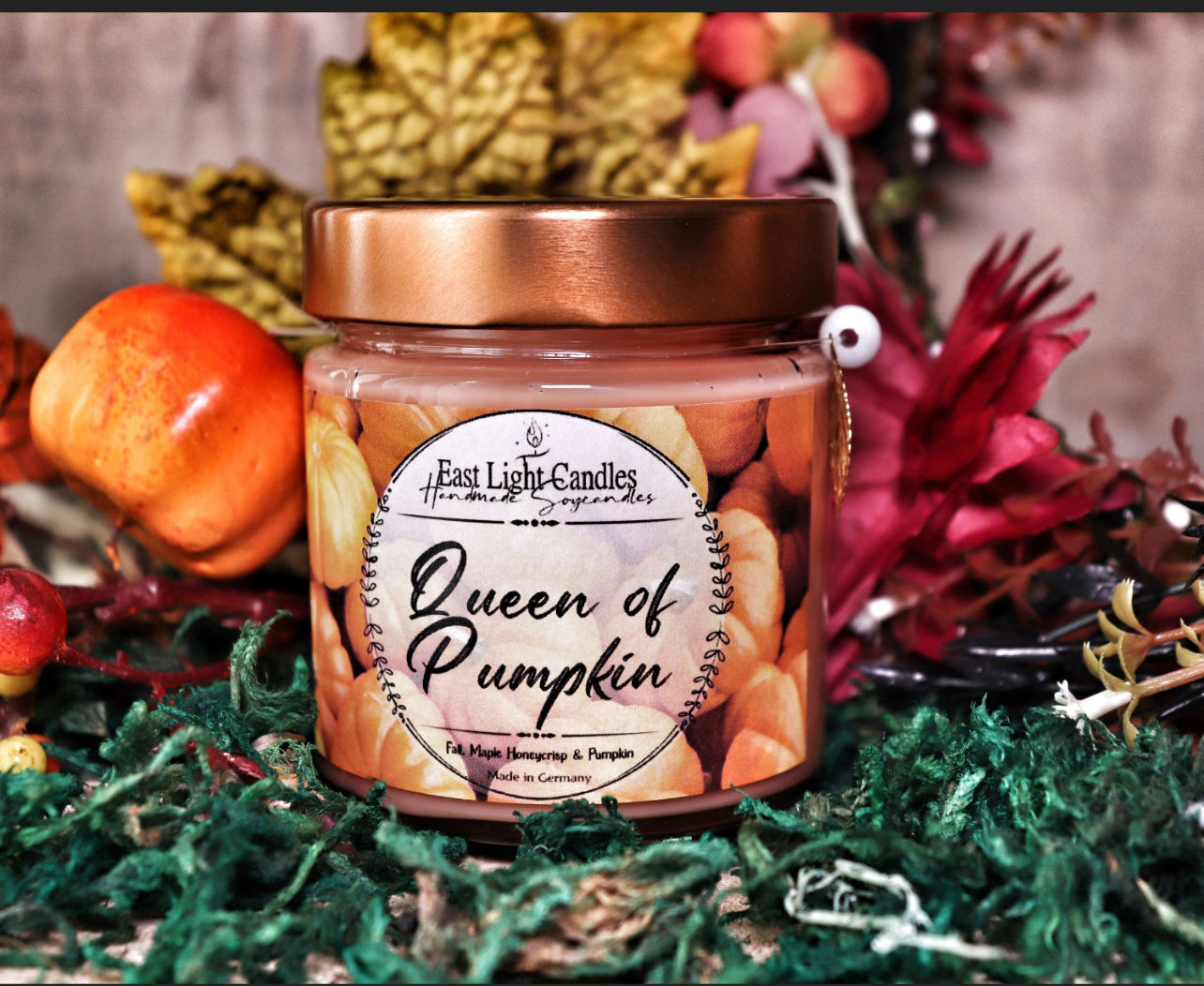 Queen of Pumpkin | Herbst Kerze | Duftkerze | Handgemacht| Soywax