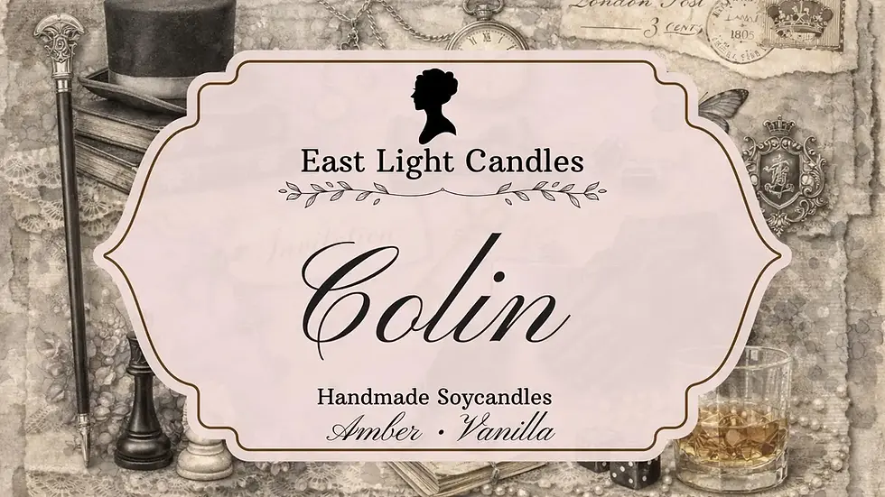 Thumbnail: Colin- Bridgerton Duftsojawachskerze | Kerze Vintage | Buchkerze Handgemach