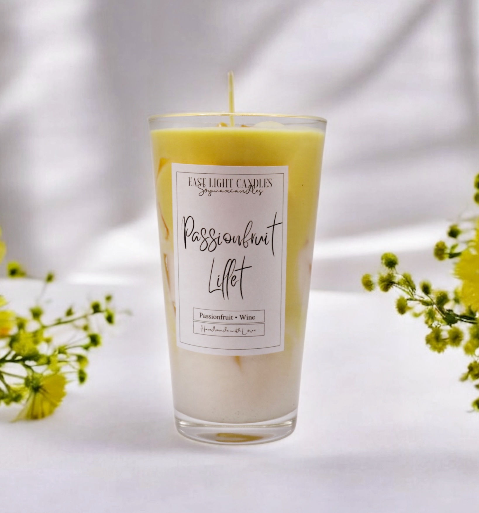 Passionfruit Lillet , Handmade Food Candle | Sojawachkerze