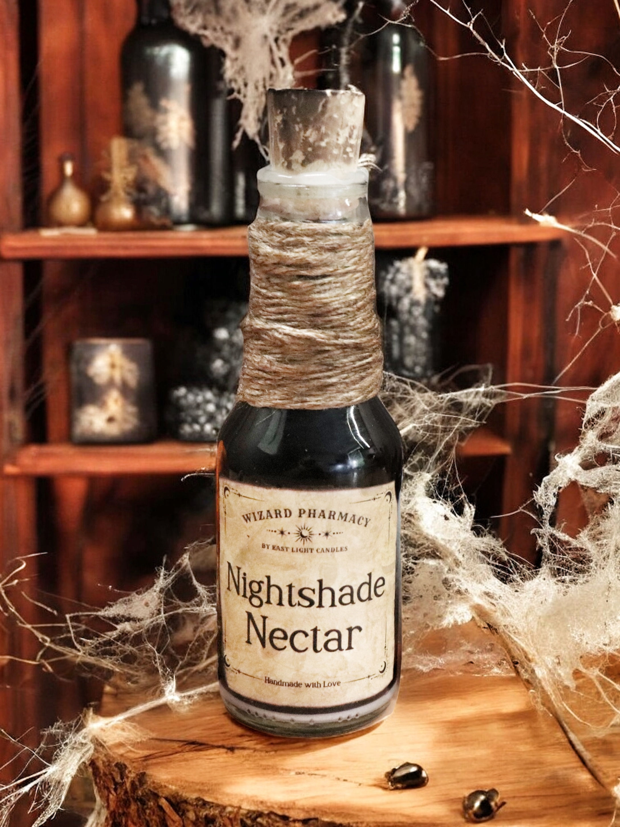 Nightshade Nectar | Handgemachter Deko Zaubertrank | Fantasy Deko
