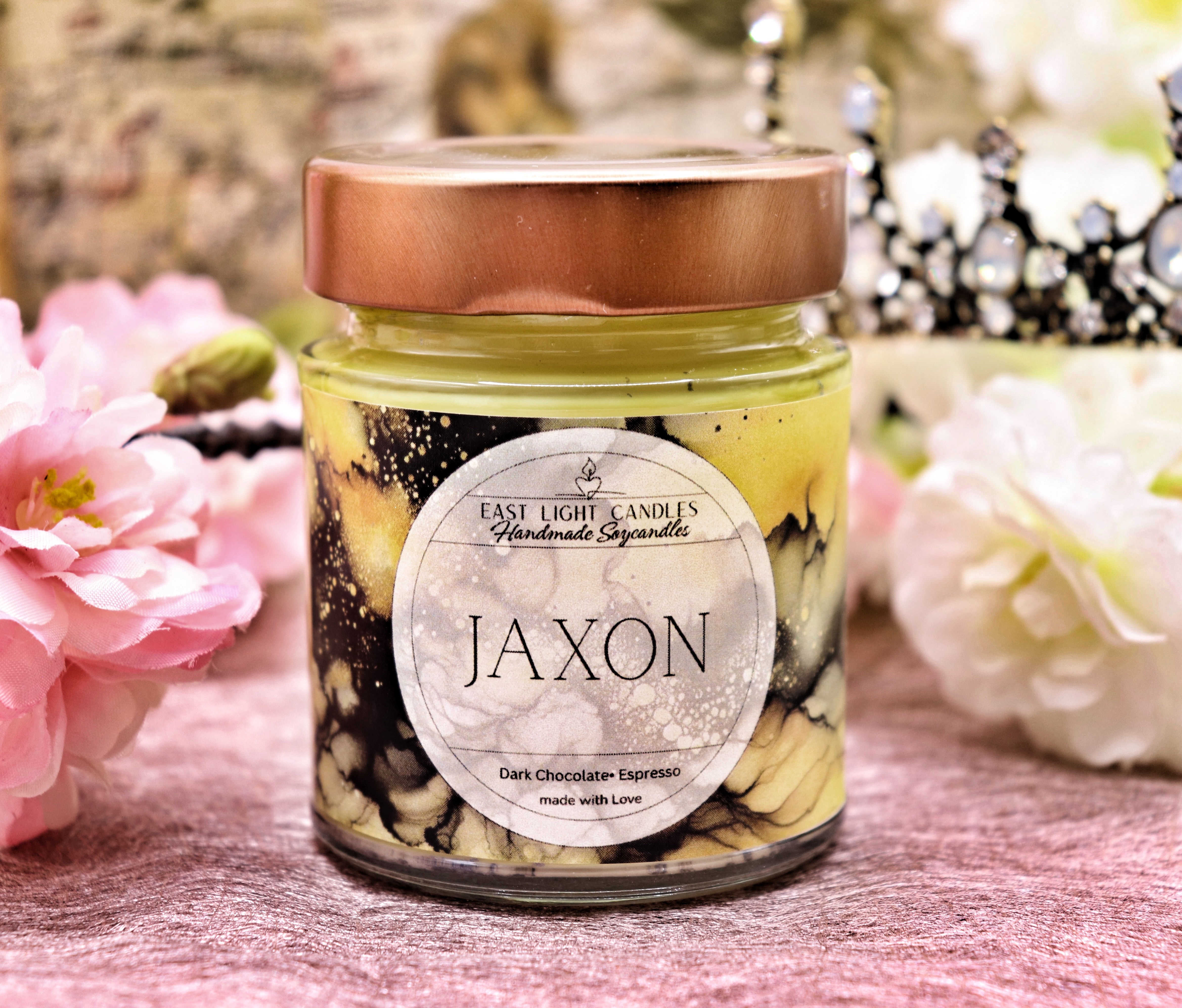 Jaxon Kerze, Buchkerze Crave, Handgemachte Sojawachsk