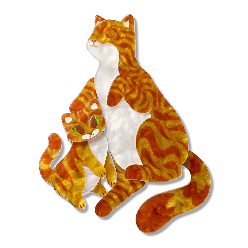 By Your Side - Purrfect Harmony Brooch Pair