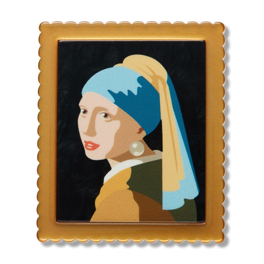 Arts & Crafts - Vermeer Simplified Mini Brooch