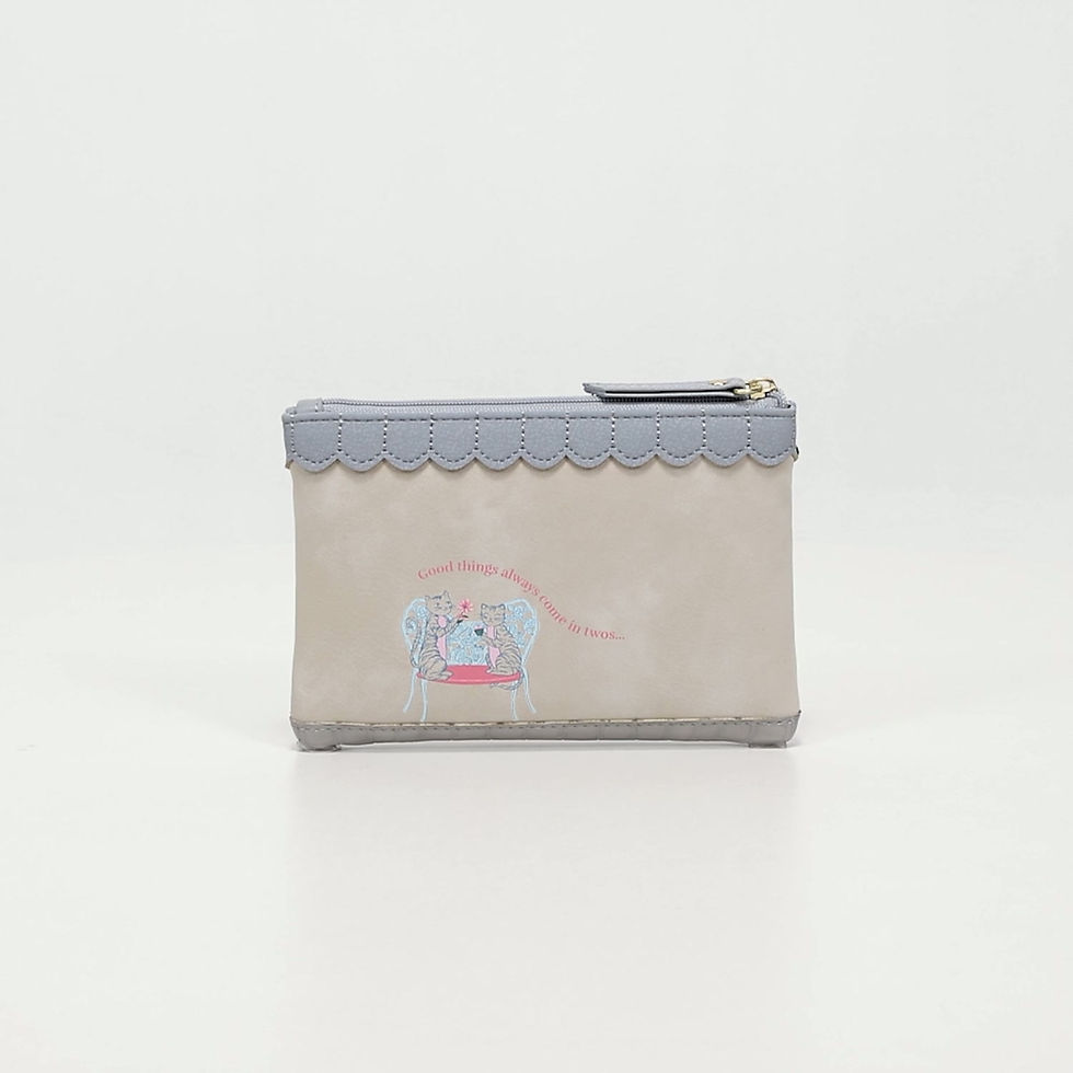 Thumbnail: Posies and Patisseries Zipper Coin Purse