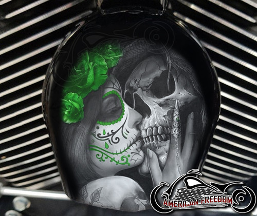 Death Kiss | Harley Davidson Horn Cover | Customderbys