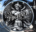 St Michael Protect Us design on a Harley Davidson 5 Hole Derby