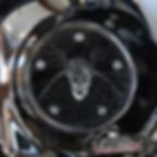 Skull Spider design on a Harley Davidson 5 Hole Timing Points Cover