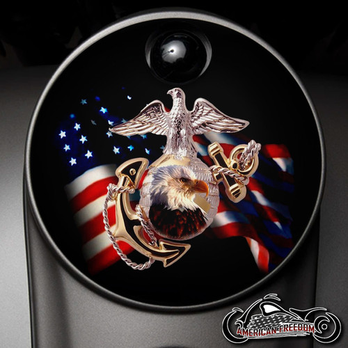 MARINES EAGLE & FLAG (FUEL DOOR) Customderbys