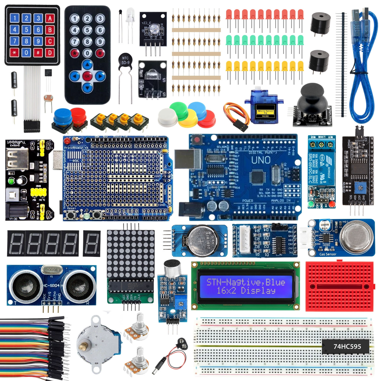 Arduino Uyumlu Robotik Kodlama Seti 190 Pcs (Kutulu ve E-Kitaplı)
