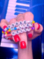 Thumbnail: Beaded Hooked Like Helen Bracelet (Set of 3)