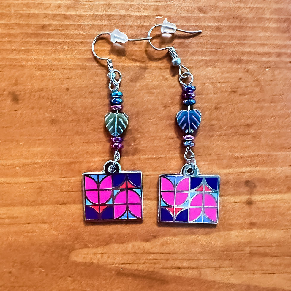 Thumbnail: Handmade Beaded Earrings - HLH x Elegance with E's