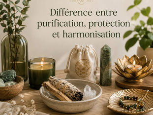 ✨ Différence entre purification, protection et harmonisation ✨