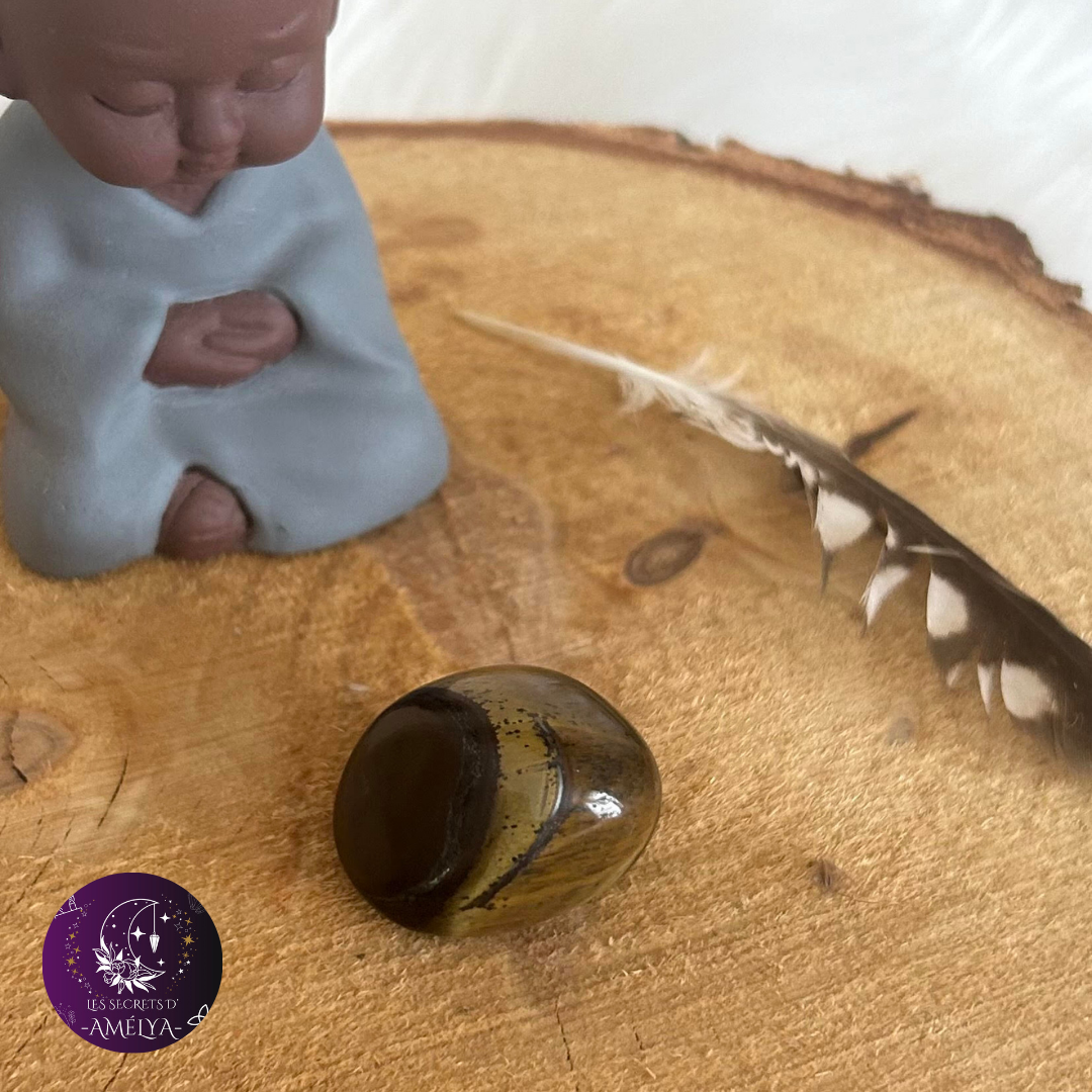 Pierre roulée Oeil de Tigre