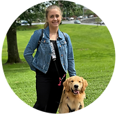 Nicolette and her service dog