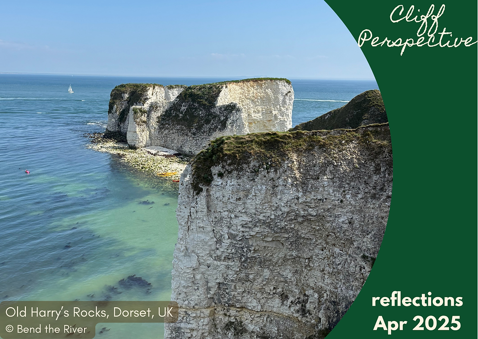 Reflections April 2025 - Cliff Perspective