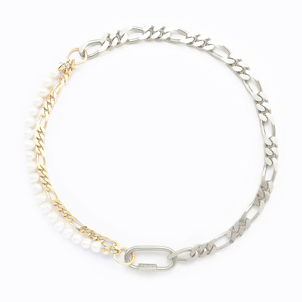 NECKLACE - THIN/BOLD FIGARO / PEARLS 2 - PALLA