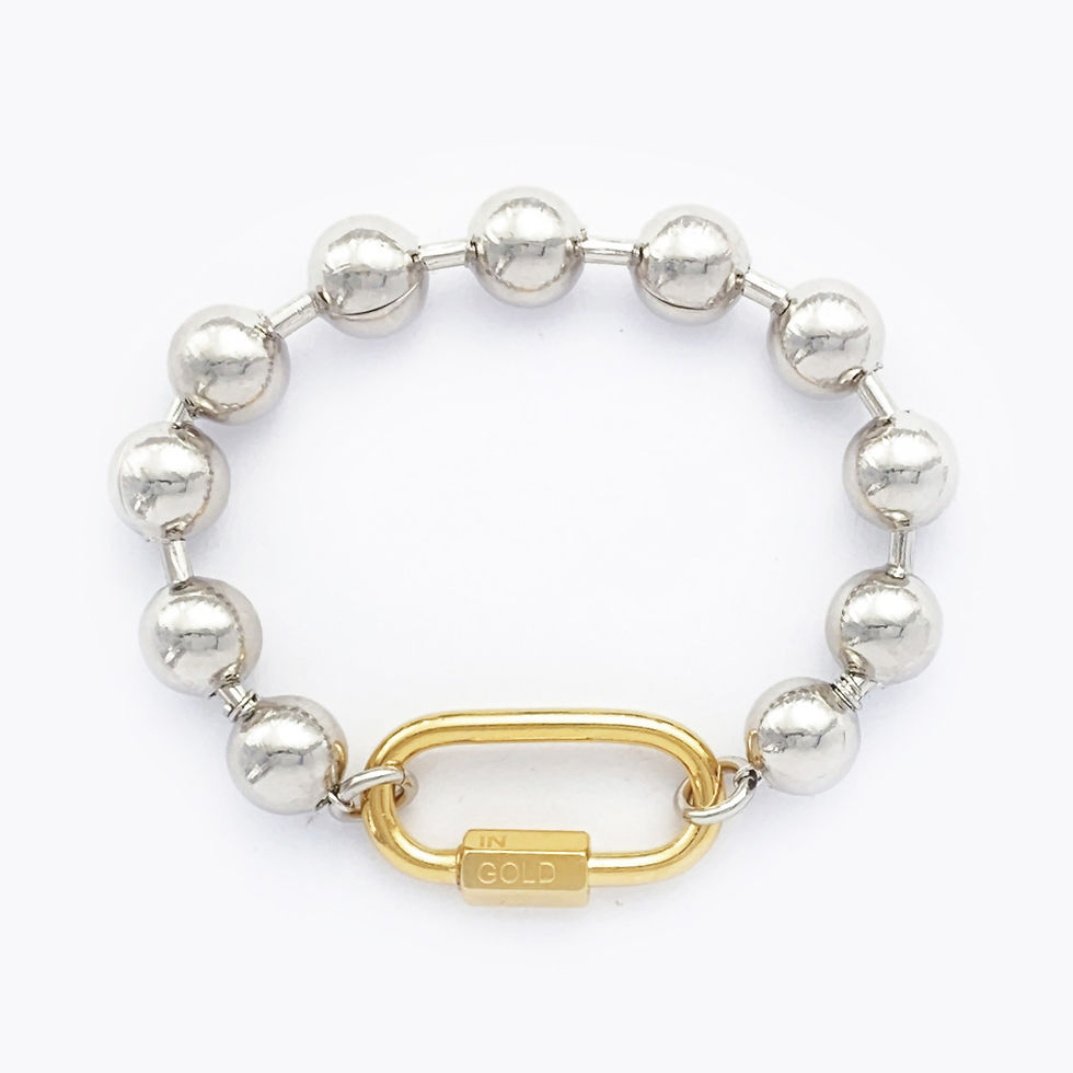 BRACELET - BOLD BALL CHAIN - PALLA
