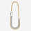 Thumbnail: Collier cuban link palladium et chaine boule
