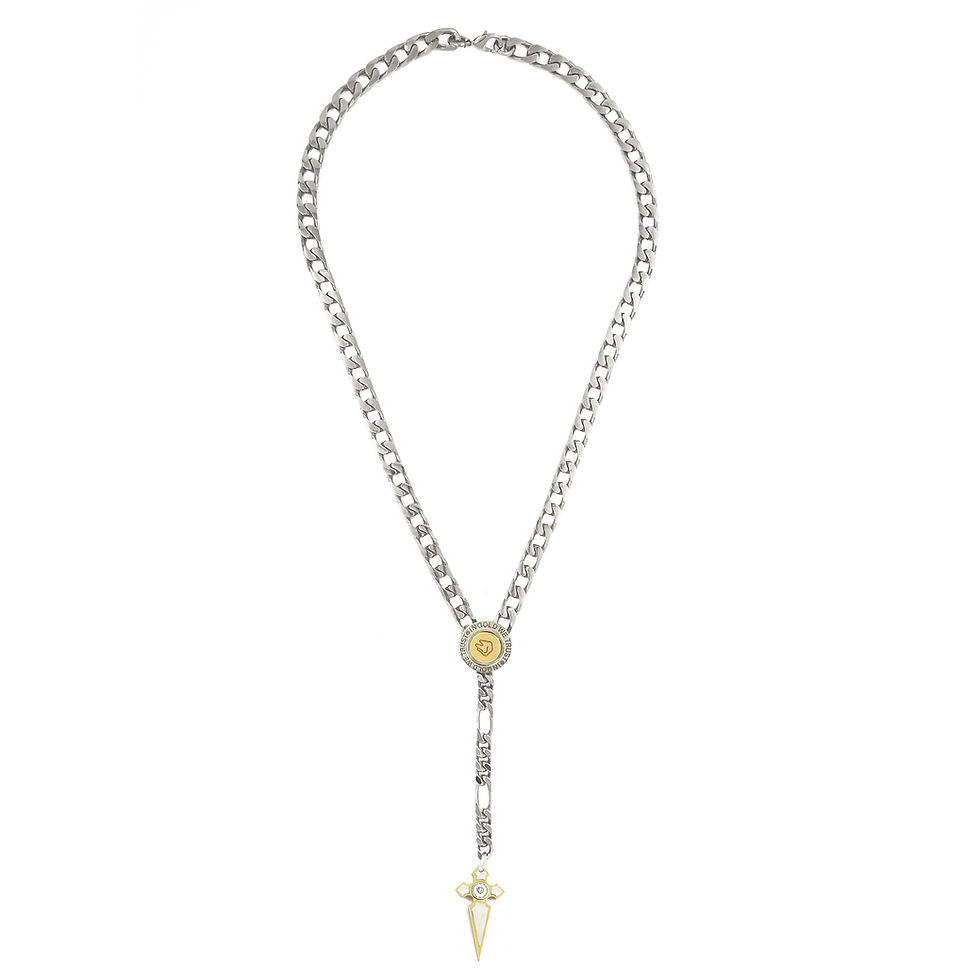 NECKLACE CHAPELET " ROSARY " - PALLA