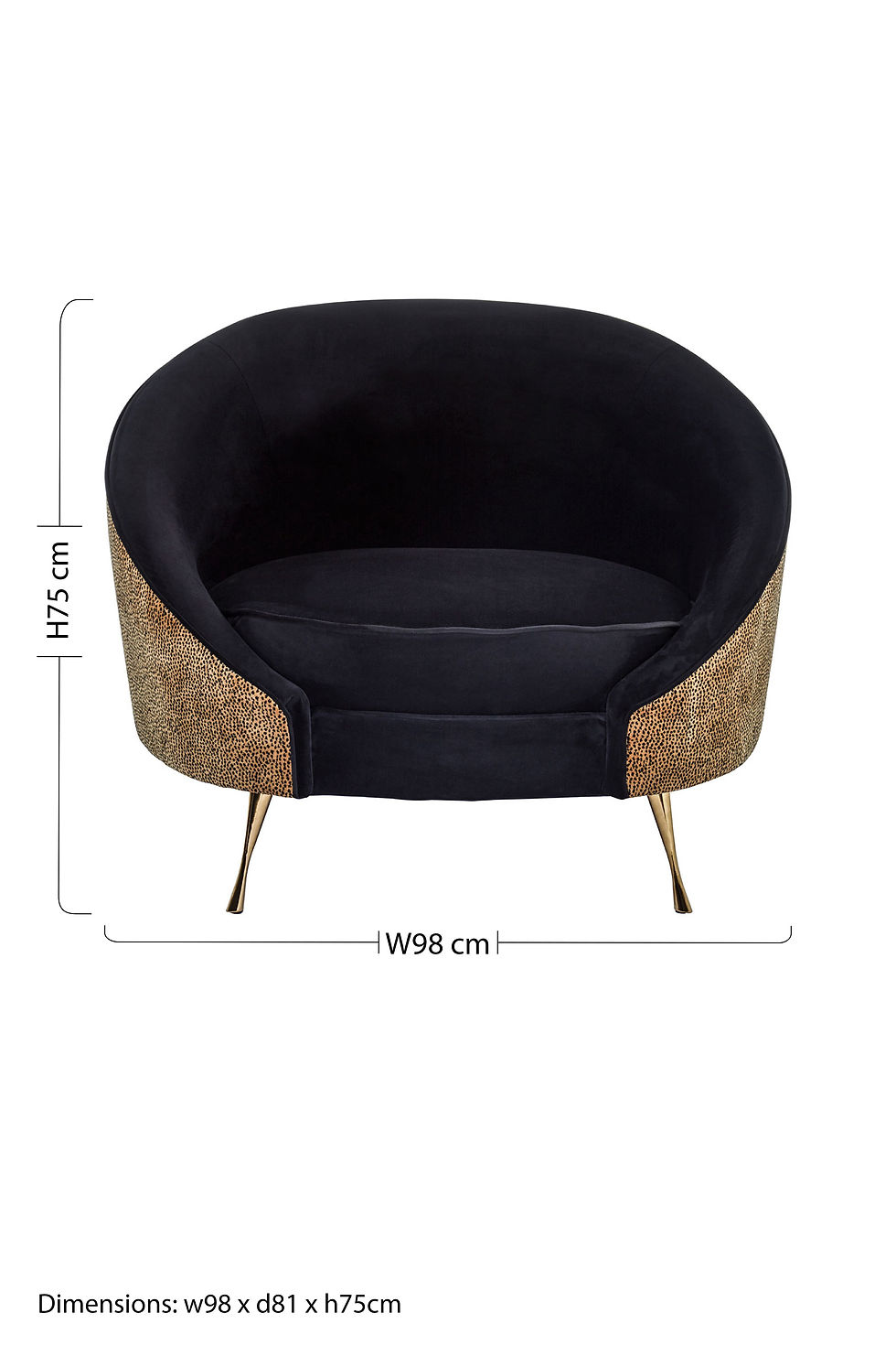 Thumbnail: Eclipse Leopard Print Armchair