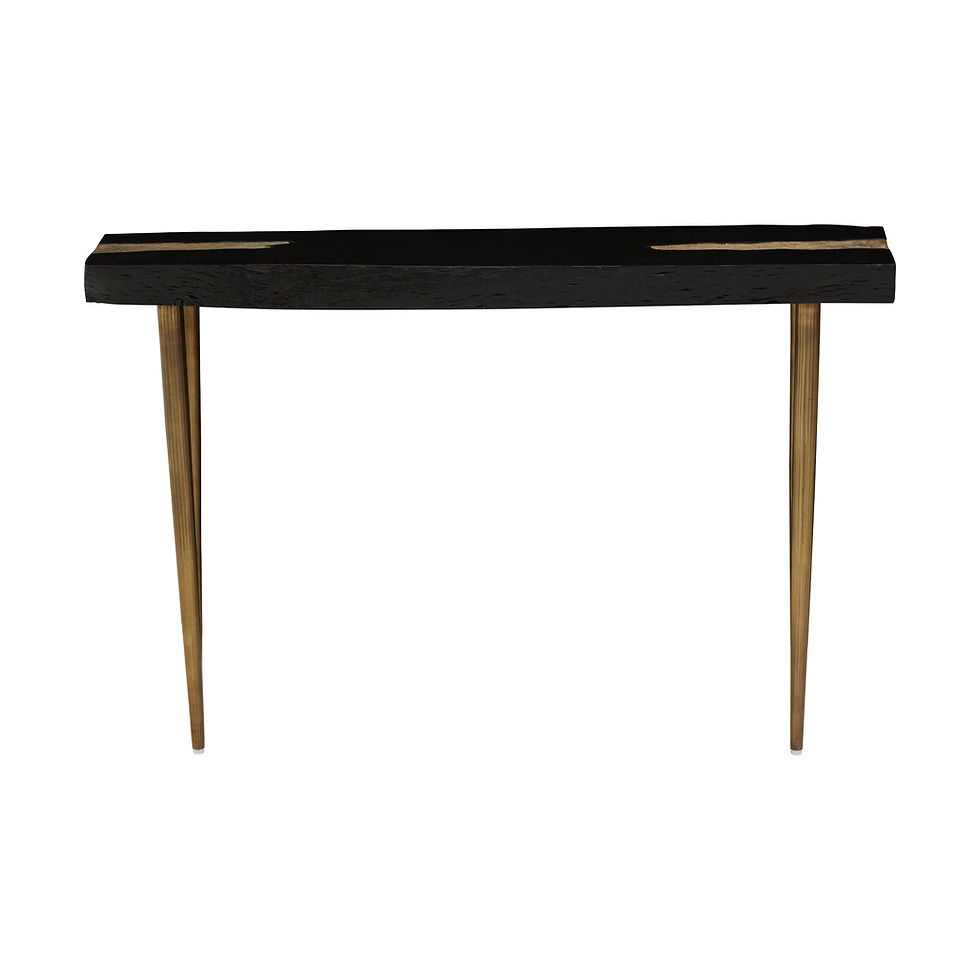Sorrento Black Acacia Wood Console Table