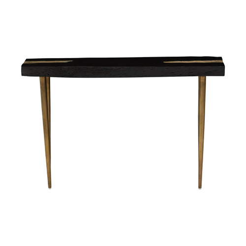 Sorrento Black Acacia Wood Console Table | RIT INTERIOR DESIGN