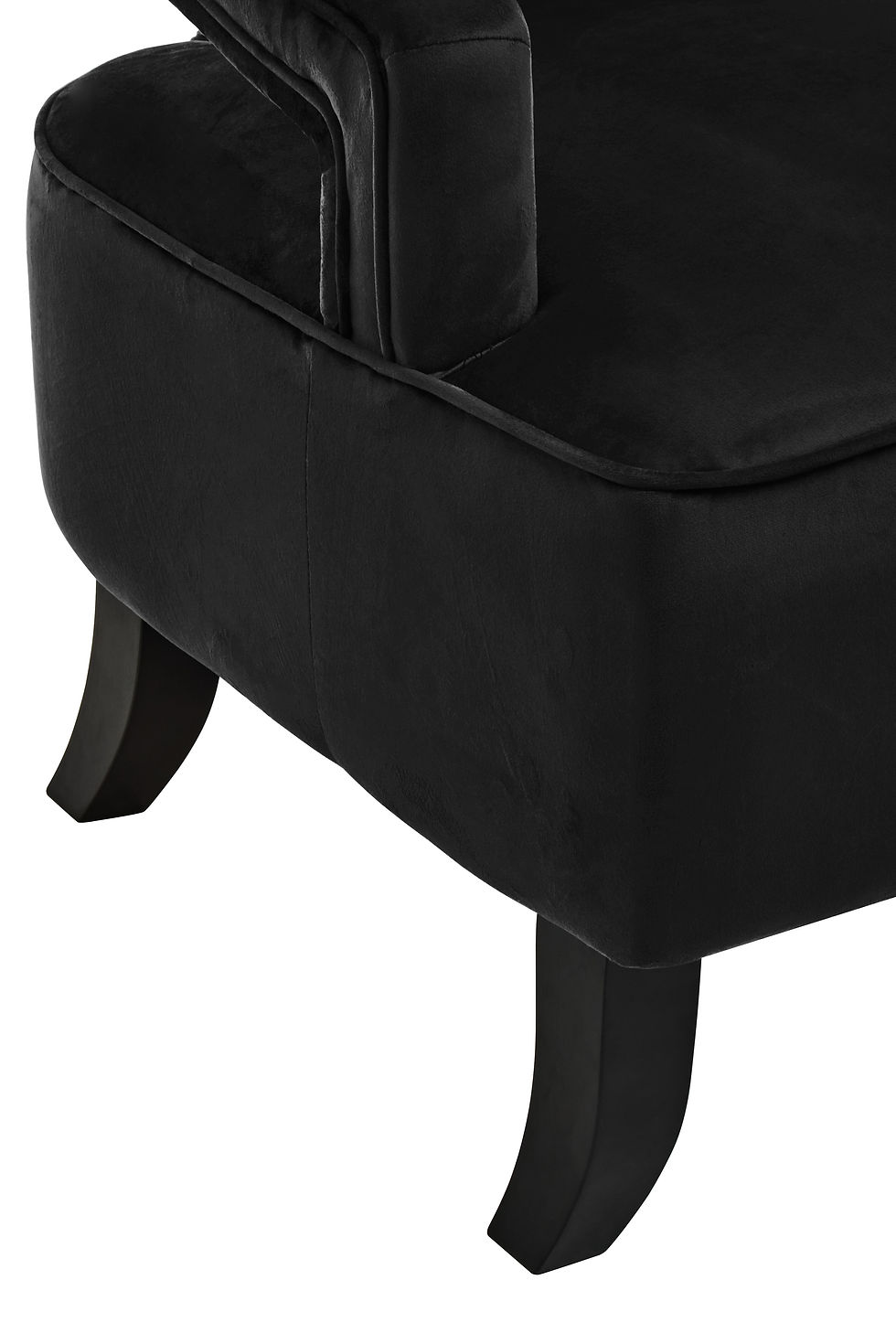 Thumbnail: Lyric Black Velvet Chair