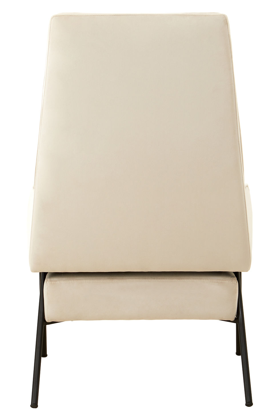 Thumbnail: Selene Cream Velvet Chair