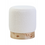 Thumbnail: Lana Burl Wood And Cream Boucle Round Stool