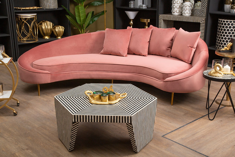 Thumbnail: Florence Striped Coffee Table