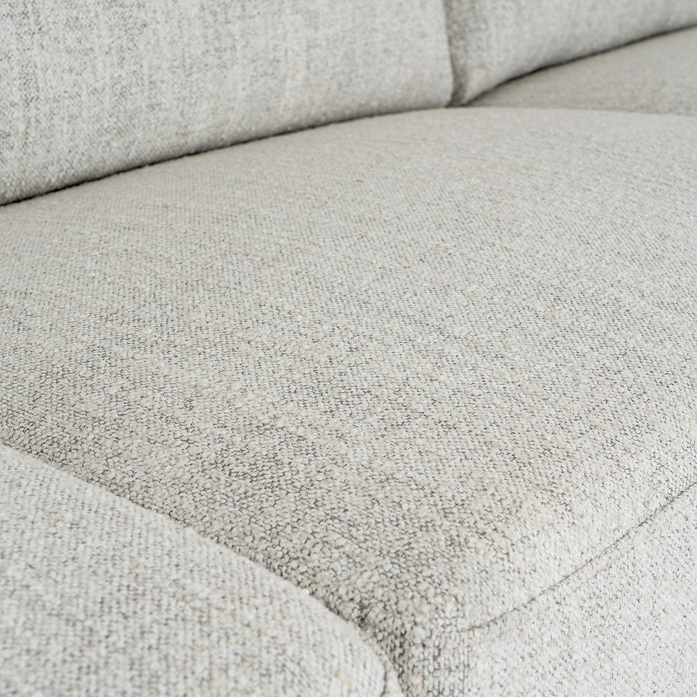 Thumbnail: Zephra Three Seater Sofa With Footstool