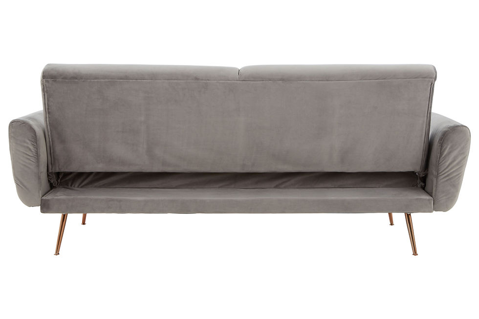 Thumbnail: Aventine Grey Velvet Sofa Bed