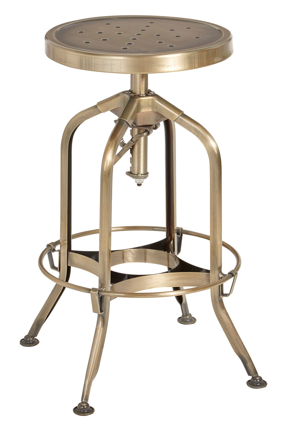 Thumbnail: Zenith Brass Adjustable Stool