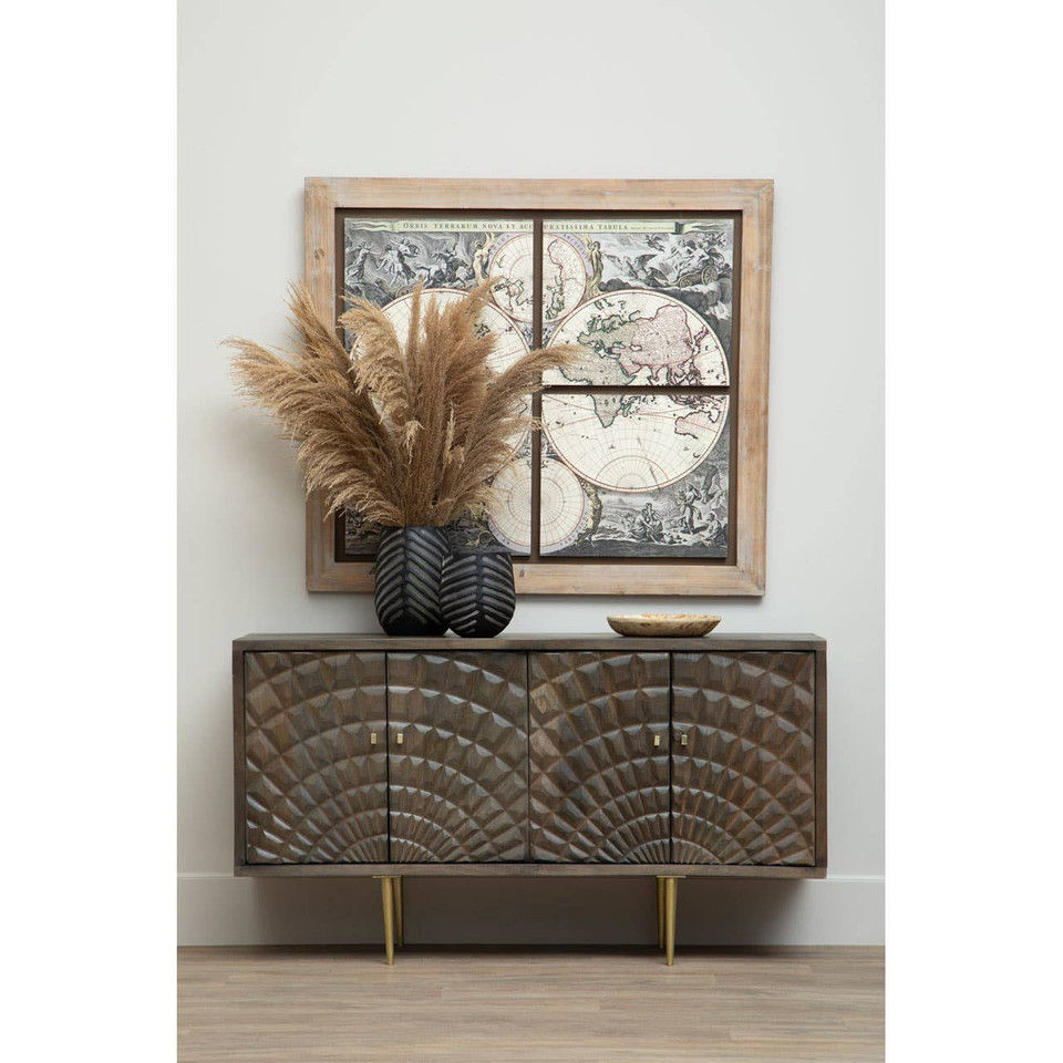 Thumbnail: Sipari 4 Door Mango Wood Sideboard