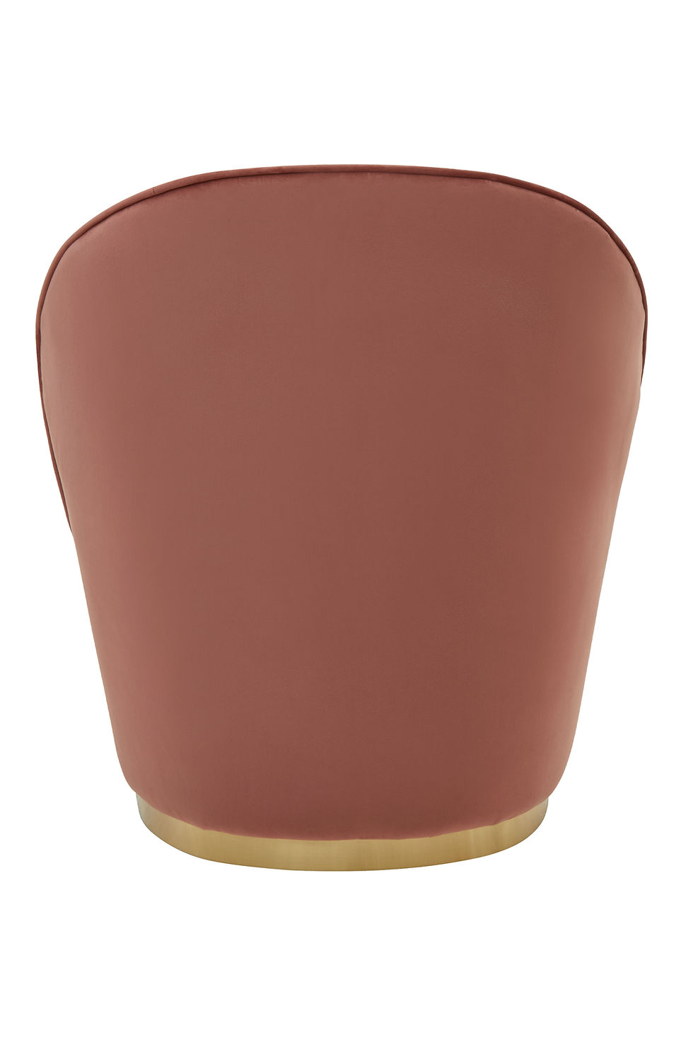 Thumbnail: Santorina Dusty Pink Velvet Gold Base Chair