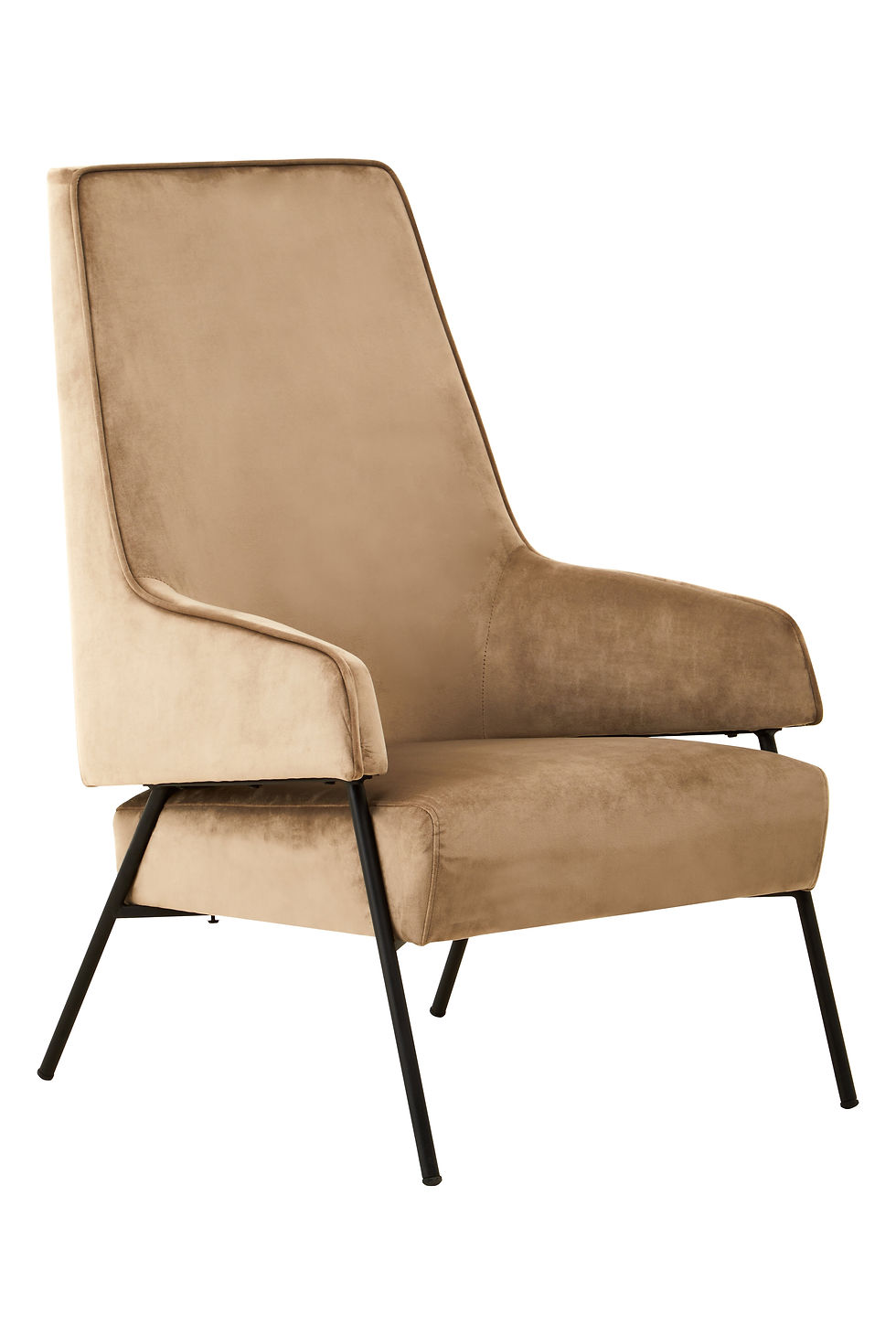 Thumbnail: Selene Mink Velvet Chair