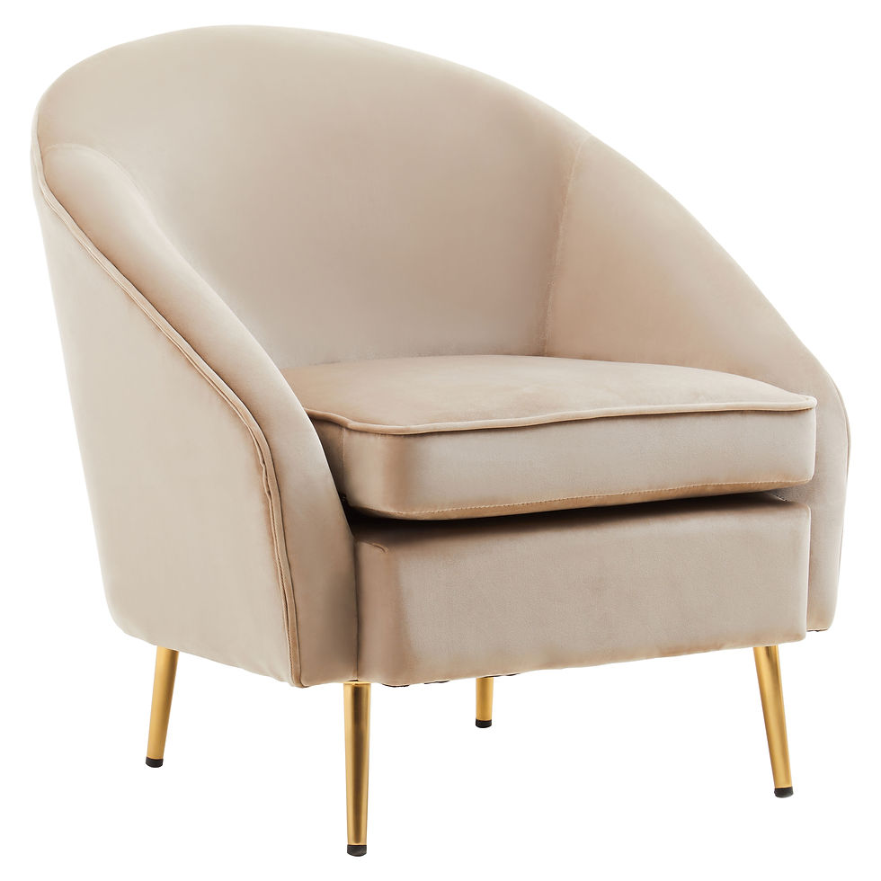 Thumbnail: Yasmina Mink Velvet Armchair