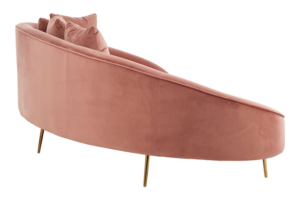 Thumbnail: Oceana 4 Seat Salmon Pink Sofa
