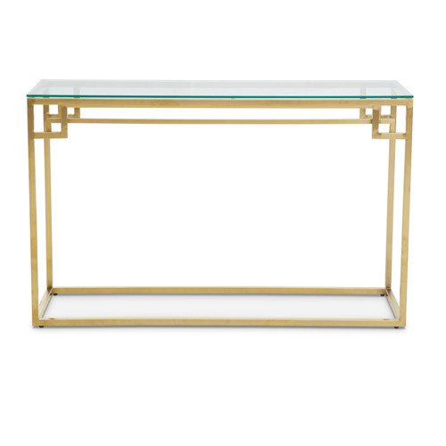 Venicia Gold Brushed Console Table | RIT INTERIOR DESIGN