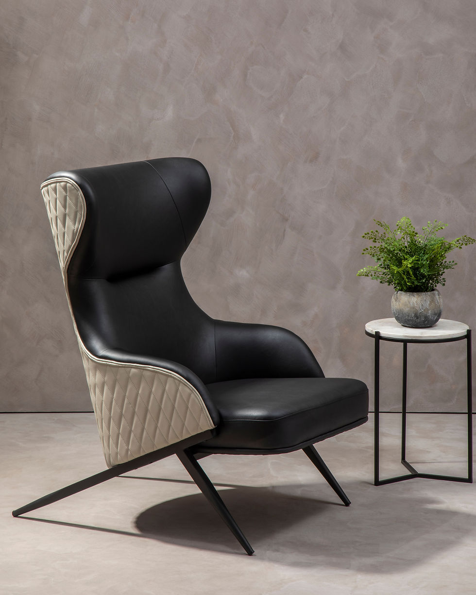 Thumbnail: Elysian Black Arm Chair