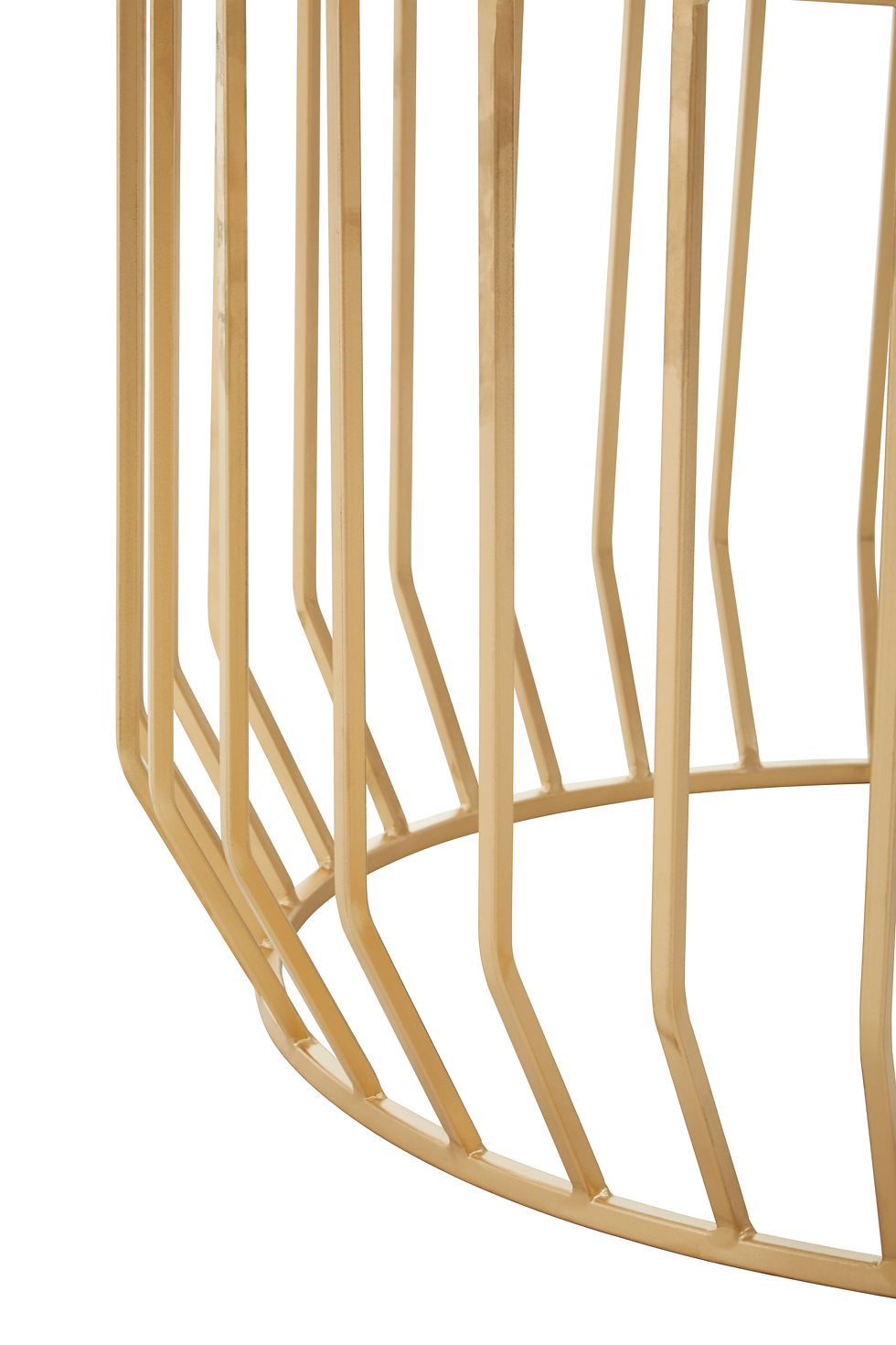 Thumbnail: Provence White Marble And Gold Coffee Table