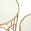 Thumbnail: Lorento Set Of 2 Champagne Metal Side Tables